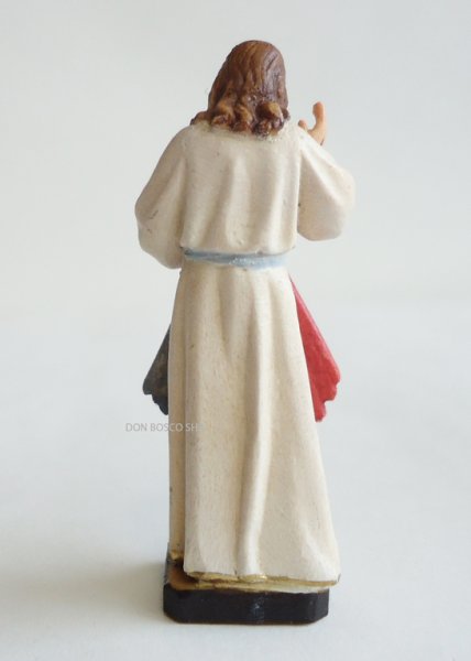 画像5: 木彫り　いつくしみのイエス像　カラー 約6.5cm 　※店頭在庫１点のみ (5)