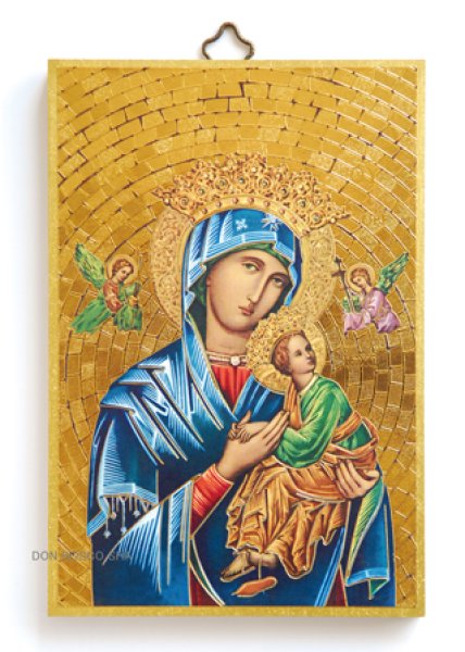 画像1: 壁掛板絵　絶えざる御助けの聖母 (1)
