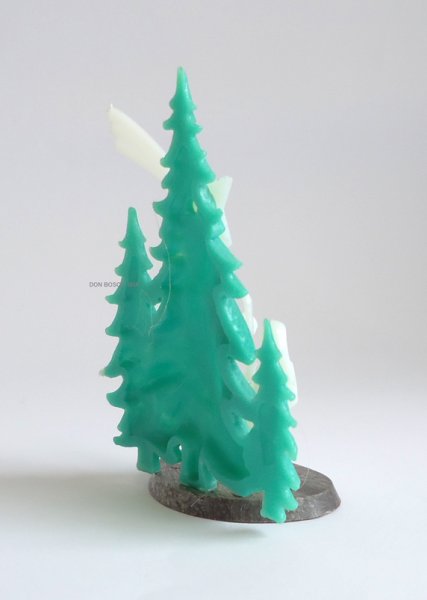 画像4: 卓上置物　モミの木と聖家族（夜光） (4)