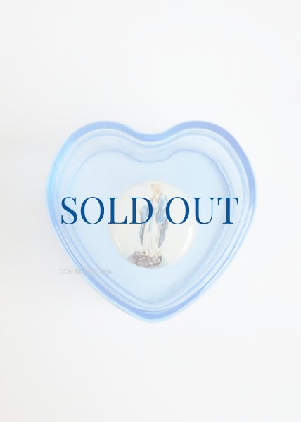 画像2: 小物入れ　無原罪のマリア　ハート　ブルー (2)