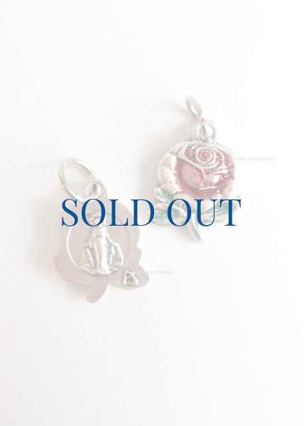 画像2: メダイ バラ型　無原罪の聖母　赤　 (2)