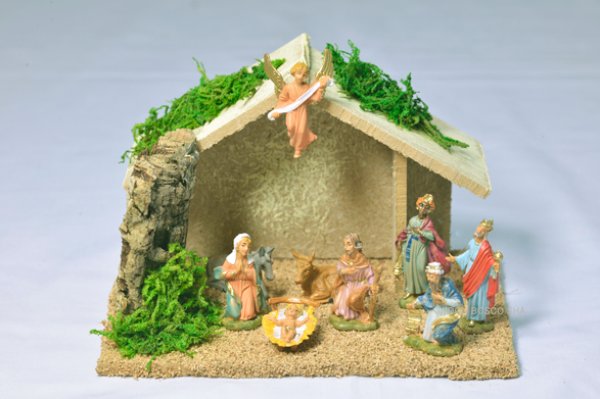 画像1: プレゼピオ　4cm 9体セット（381/L） (1)