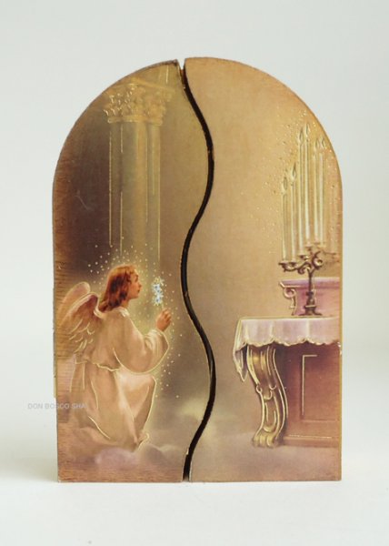 画像2: 卓上置物 3面板絵　守護の天使 (2)