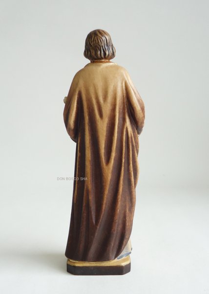 画像5: 木彫り　聖ヨセフと幼子イエス像　カラー 約12cm (5)