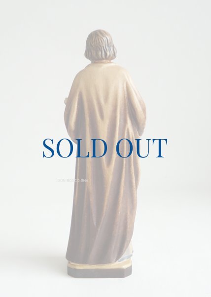 画像5: 木彫り　聖ヨセフと幼子イエス像　カラー 約12cm (5)