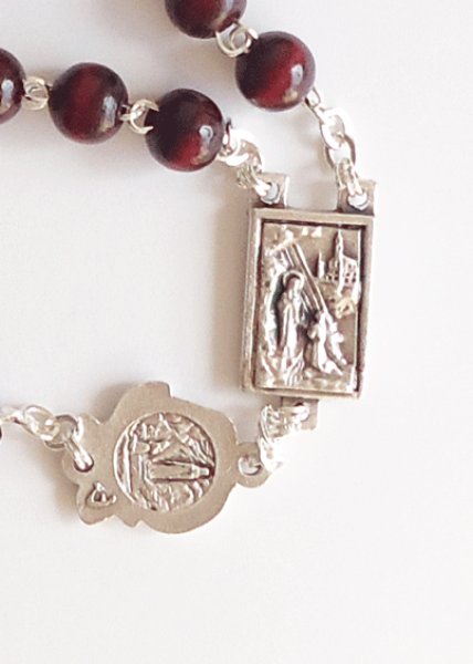 画像5: ロザリオ　木製6mm珠　ルルド　NB (5)