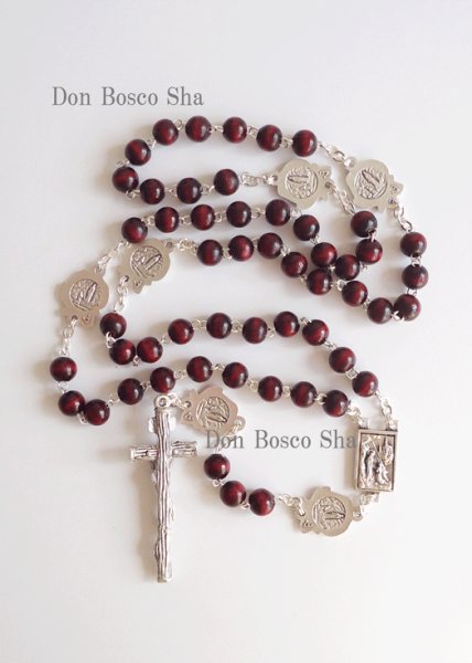 画像3: ロザリオ　木製6mm珠　ルルド　NB (3)