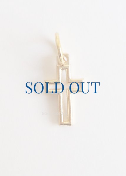画像1: ミニ十字架　透かし　金色　※在庫僅少 (1)