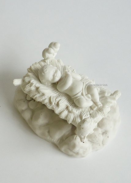 画像4: ★20%OFF★　プラストマーブル製　幼子と小鳥　白 (4)