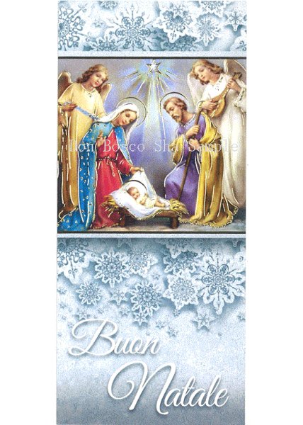 画像1: クリスマスご絵　 ご降誕聖家族と天使　677-S.N.2　（2-100/1-500） (1)