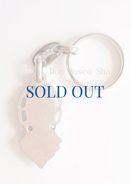 画像2: キーホルダー 聖水入れ型　無原罪のマリア　透かし縁 　NB　※在庫僅少 (2)