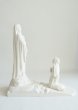 画像5: プラストマーブル製　ベルナデッタとルルドのマリア像　白　17.8cｍ　SP*　※店頭在庫品 (5)