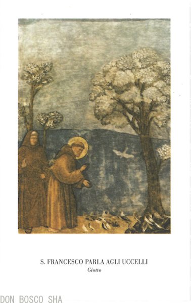 画像1: イタリア製　ご絵　アシジの聖フランシスコ（13）(※5枚セット) (1)