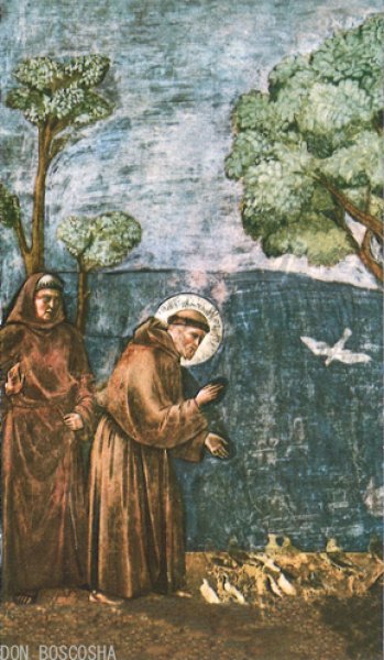 画像1: イタリア製　ご絵　アシジの聖フランシスコ（14）ARS31 (1)