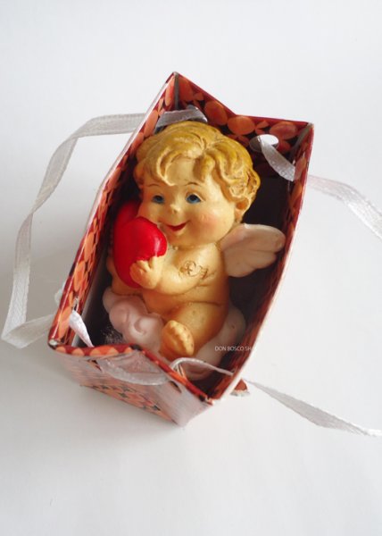 画像5: 卓上置物　天使　ハート　NB (5)