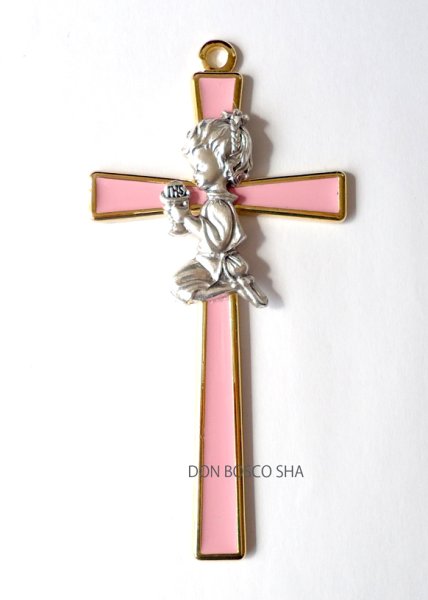 画像2: 壁掛十字架　初聖体 女の子　NB　※在庫僅少 (2)