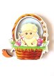 画像2: ★20％OFF★マグネット　イースター　かごいりひつじ　（卓上置物にもなります） (2)