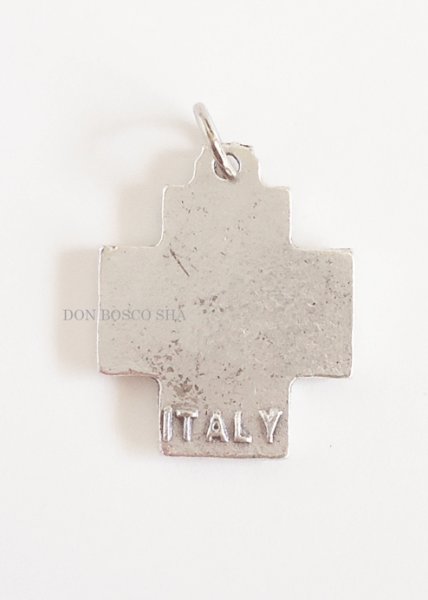 画像2: ミニ十字架　アルファ・オメガ　H18mm　NB (2)