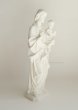 画像2: プラストマーブル製　聖ヨセフと幼子イエス　約20cm 白 (2)