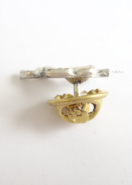 画像3: ピンバッジ 天使+メダイ無原罪の聖母　カラー1.2cm　 (3)