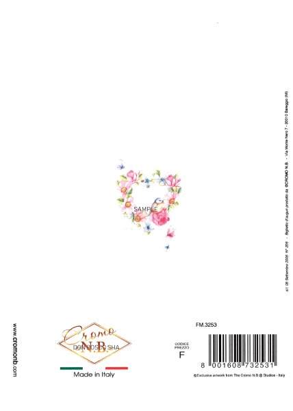 画像2: イタリア製二つ折りカード　母の日 (2)