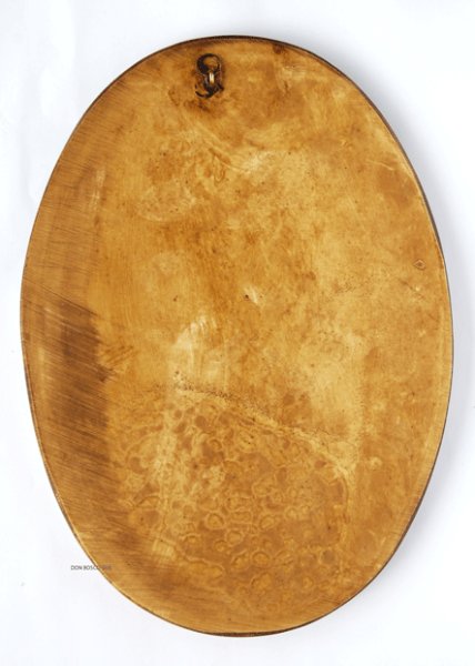 画像2: 壁掛板絵 楕円　聖母　26cm (2)