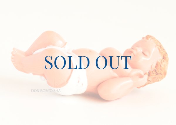 画像3: 樹脂製 幼子　白　大 75mm　NB　※在庫1点のみ (3)