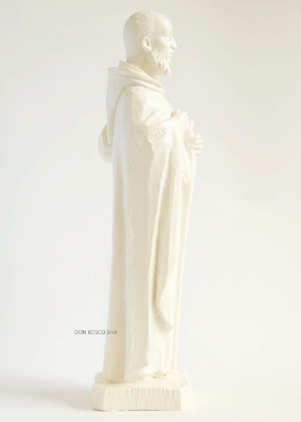 画像2: プラストマーブル製 聖像  聖イグナチオ(白) (2)
