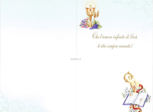 画像3: 二つ折りカード　洗礼と堅信　CC.4426-1 (3)