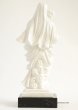 画像3: 聖母子像（大理石台座）約22cm 白 (3)