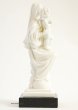 画像2: 聖母子像（大理石台座）約22cm 白 (2)