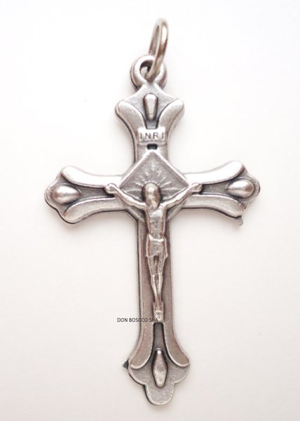 画像1: ミニ十字架　銀色　NB (1)