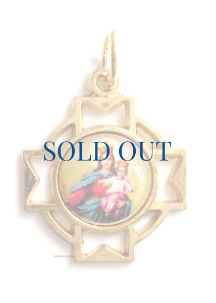 画像1: メダイ　十字型　扶助者聖母　1　※在庫僅少 (1)