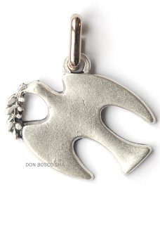 両面メダイ 聖家族赤/聖霊(ハト) - ドン・ボスコ社