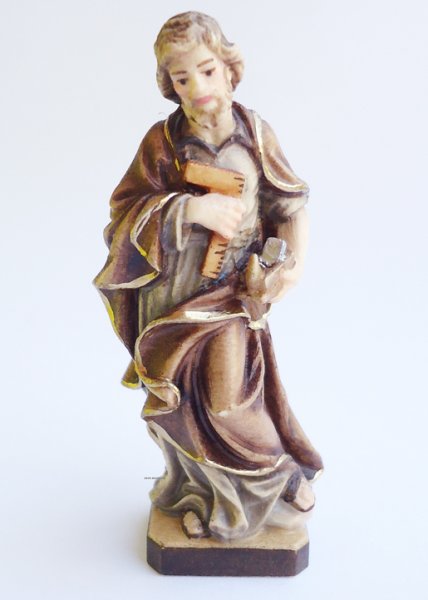 画像1: 木彫り　聖ヨセフ像　カラー 約7cm NB (1)