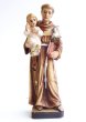 画像1: 木彫り　パドアの聖アントニオと幼子イエス像　カラー 約7cm NB (1)