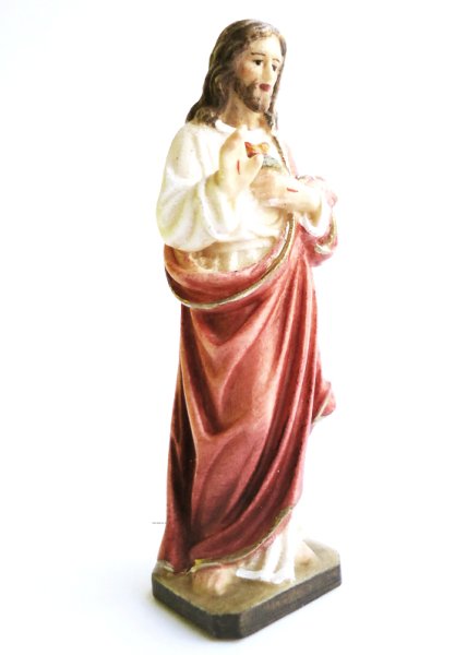 画像3: 木彫り　み心のイエス像　カラー 6.5cm (3)