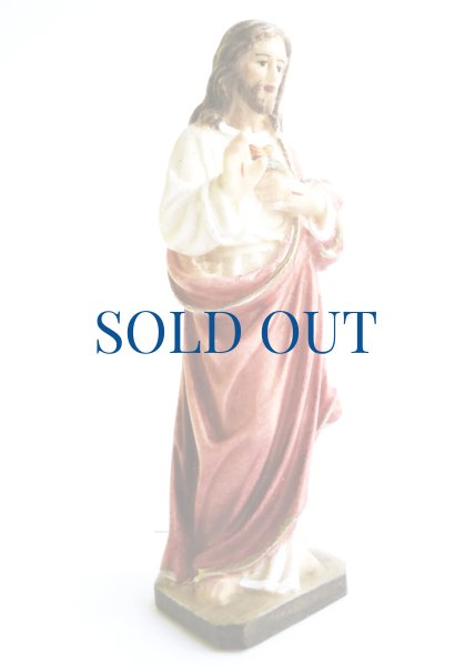 画像3: 木彫り　み心のイエス像　カラー 6.5cm ※在庫僅少 (3)