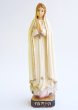 画像1: 木彫り　ファティマのマリア像　カラー 約6.5cm (1)
