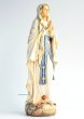 画像2: 木彫り　ルルドのマリア像　カラー 30cm　※店頭在庫1点のみ (2)
