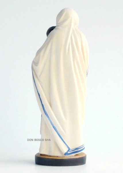 画像4: 木彫り　マザー・テレサ像　15cm　カラー　※店頭在庫1点のみ (4)