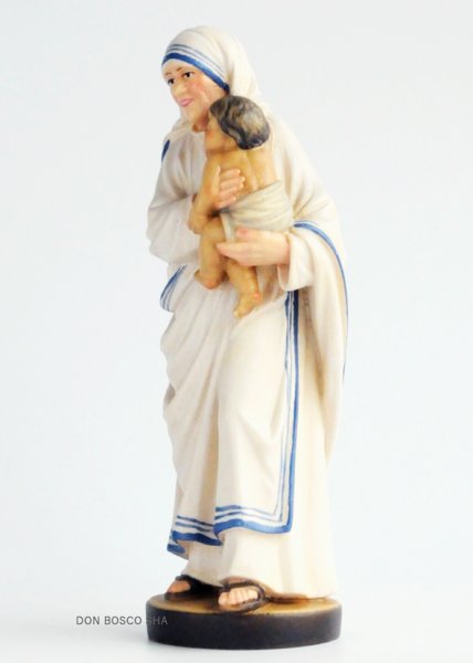 画像3: 木彫り　マザー・テレサ像　15cm　カラー　※店頭在庫1点のみ (3)