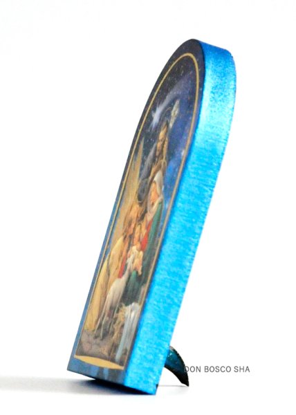 画像2: クリスマス 卓上置物　板絵 574-N93 NB (2)