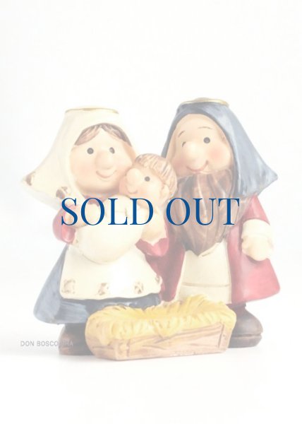 画像1: クリスマス 卓上置物　聖家族 P459　※在庫僅少 (1)