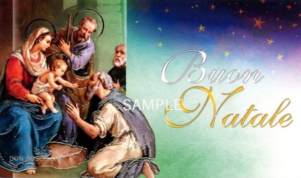 画像1: クリスマスカード１枚タイプ　封筒付　353-V.N.2  (1)