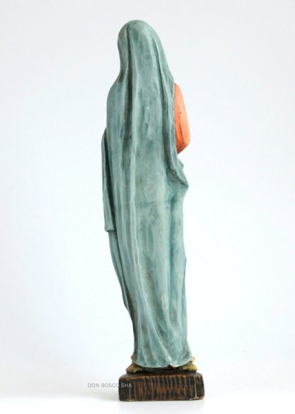画像3: プラストマーブル製　聖母子像　約26cm カラー (3)