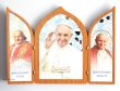 画像2: 卓上置物 3面板絵　3教皇（ヨハネ23世/フランシスコ/ヨハネ・パウロ2世) (2)
