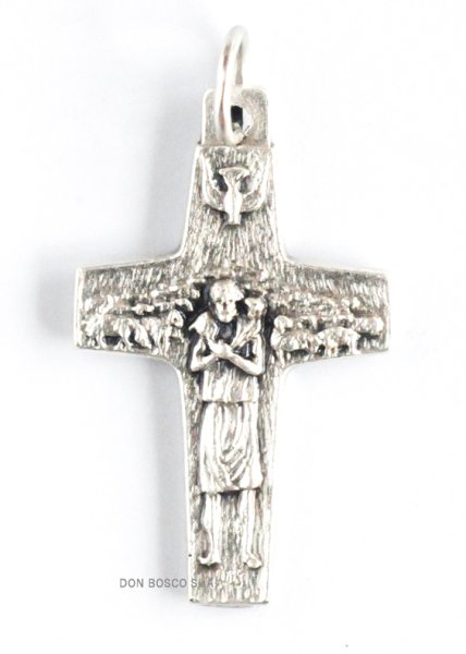 画像1: ミニ十字架　教皇フランシスコの十字架(中） (1)