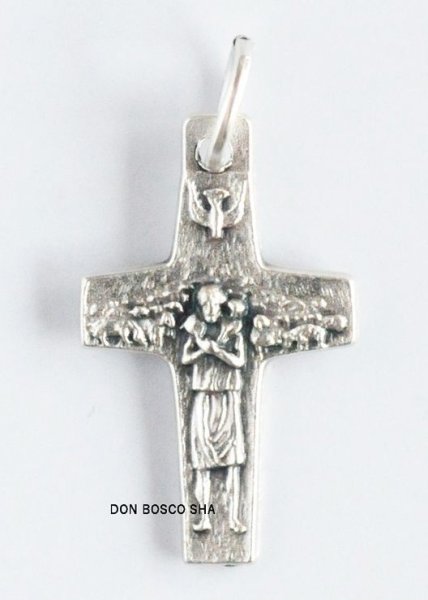 画像1: ミニ十字架　教皇フランシスコの十字架(小） (1)