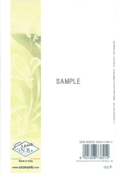 画像3: イタリア製二つ折りカード 木製カリスとホスチア ローズ (3)